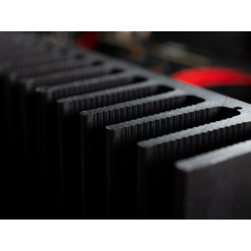 Emotiva BasX A7+ 7-Channel Power Amplifier — internal detail showing heatsink fins