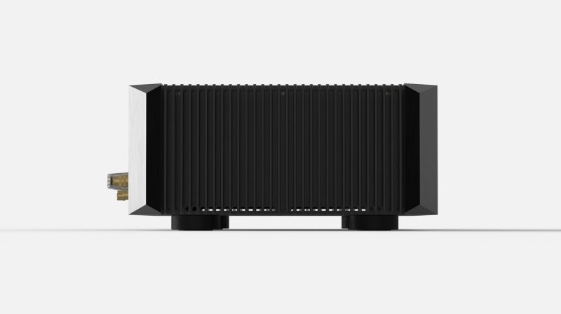 EverSolo AMP-F10 Power Amplifier side heatsink profile