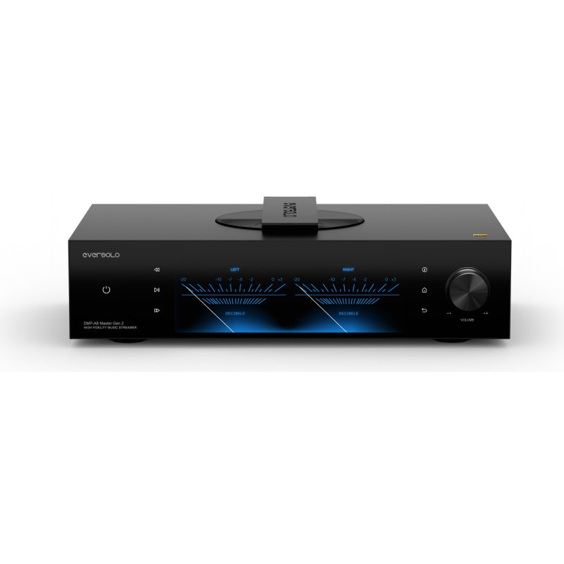 EverSolo DMP-A8 Master Edition Gen2 front with VU meter display