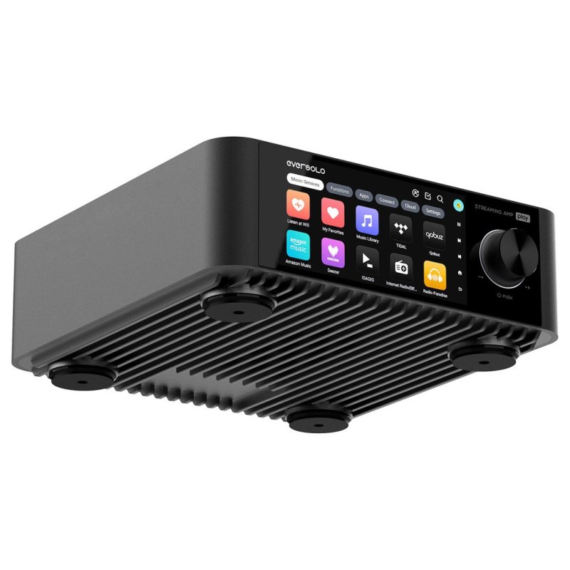 EverSolo PLAY Streaming Amplifier Black underside detail