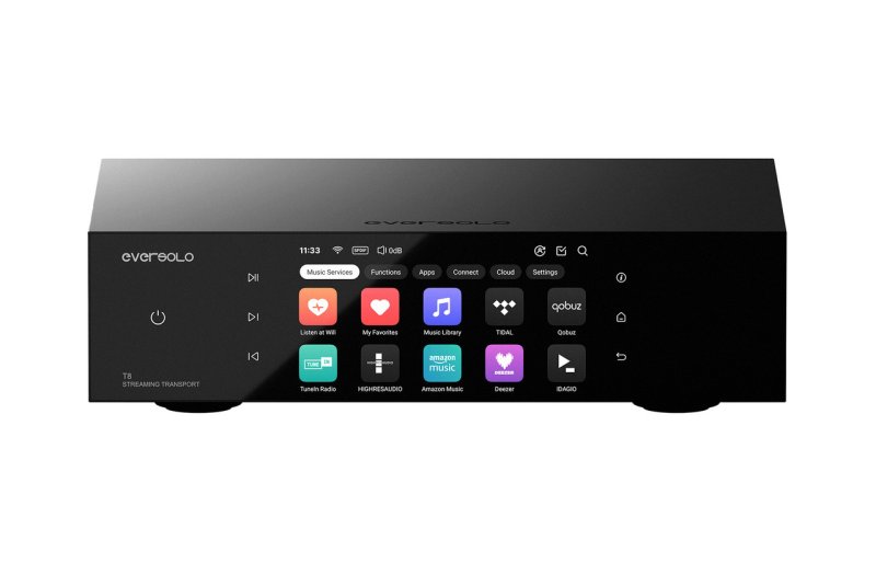 EverSolo T8 Streaming Transport front angle