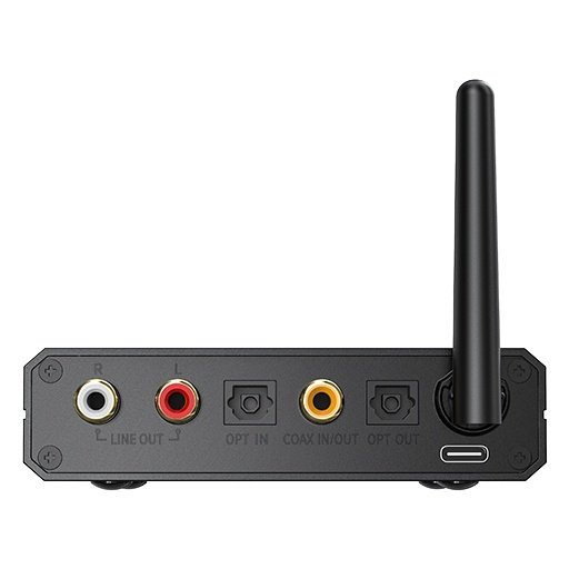 FiiO BR13 Hi-Res Bluetooth Receiver - rear panel connections