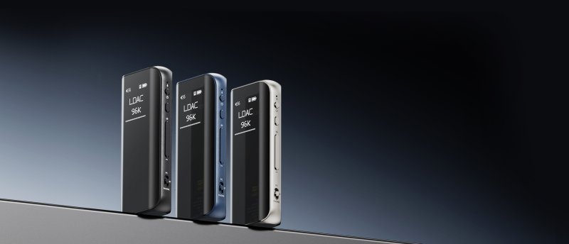 FiiO BTR15 - Black, Blue and Vintage Gold colour options