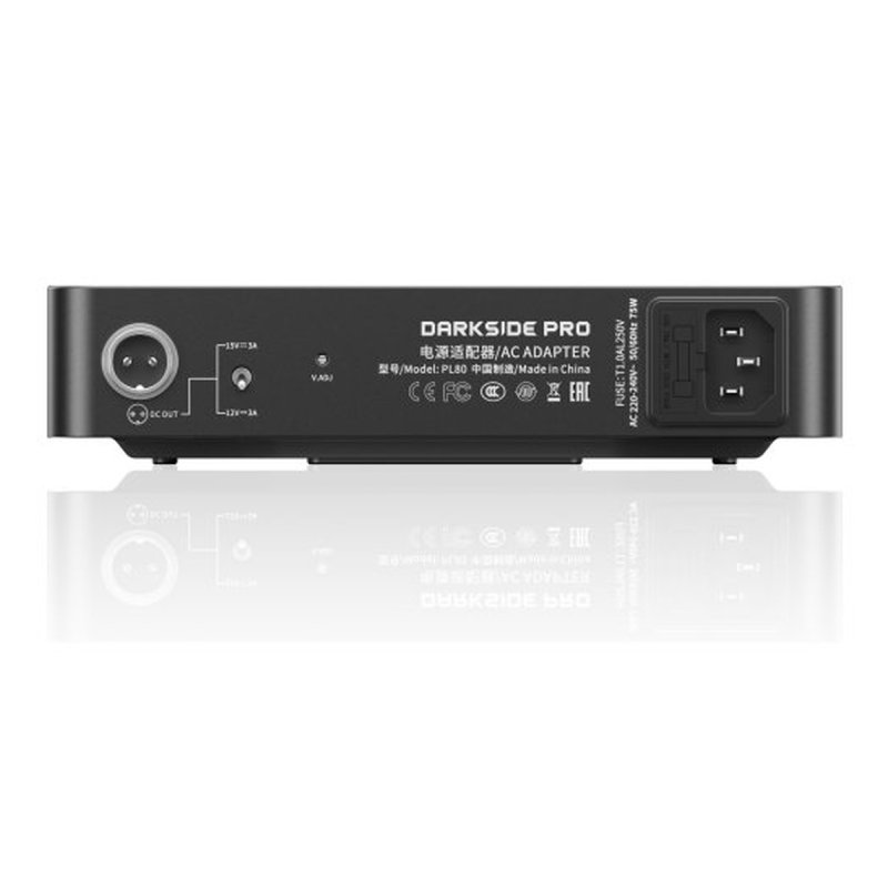 FiiO Darkside Pro Regulated Linear Power Supply - Black - Rear Panel