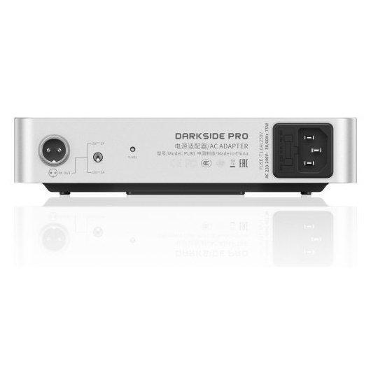 FiiO Darkside Pro Regulated Linear Power Supply - Silver - Rear Panel