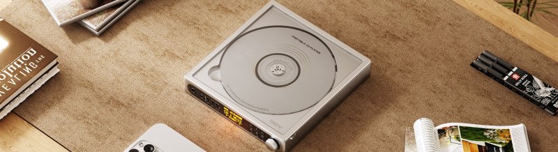 FiiO DM15 R2R Silver aerial lifestyle shot