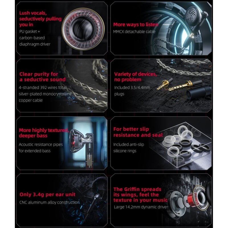 FiiO FF5 Black - Key Features Overview