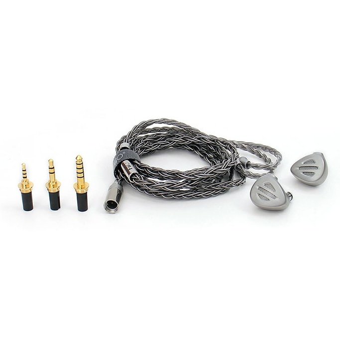 FiiO FH9 Silver with interchangeable 2.5mm, 3.5mm and 4.4mm plugs