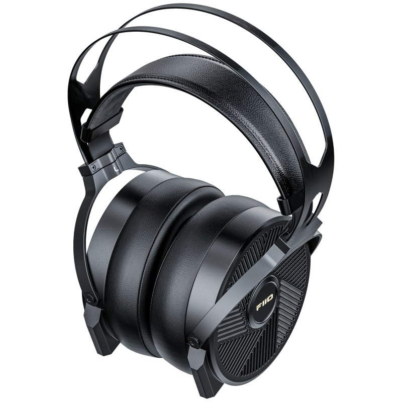 FiiO FT5 Open-Back Planar Magnetic Headphones - Black - Angle View