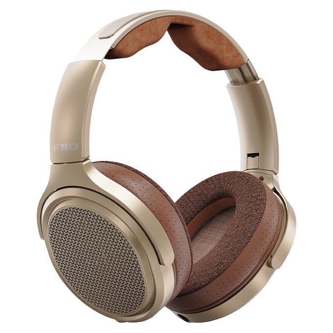 FiiO Jade Audio JT7 Champagne Gold - Side Angle View