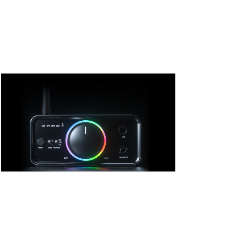 FiiO K7 Bluetooth Edition - illuminated front panel