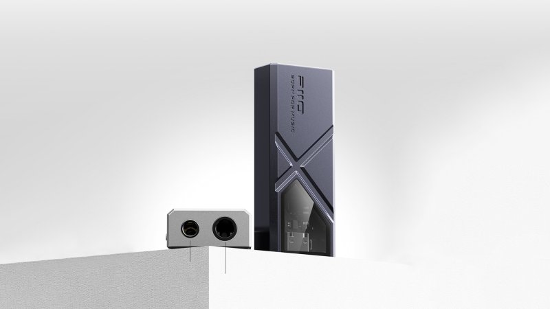 FiiO KA13 Portable Dual DAC/Headphone Amplifier - Midnight Black and Dawn Silver