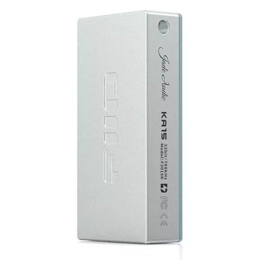 FiiO KA15 Sky Blue rear with Jade Audio branding