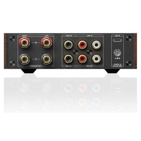 FiiO Jade Audio LEVEL 1 Hi-Res Power Amplifier Black - rear panel connections