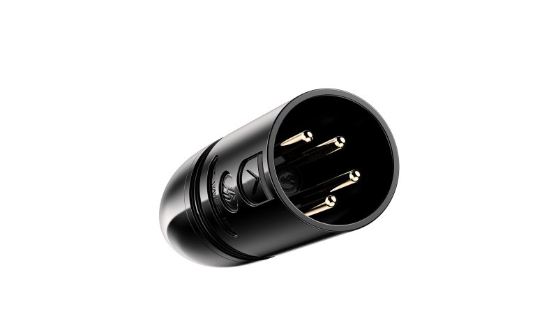 FiiO LX-4.4M - 4-pin XLR male connector detail
