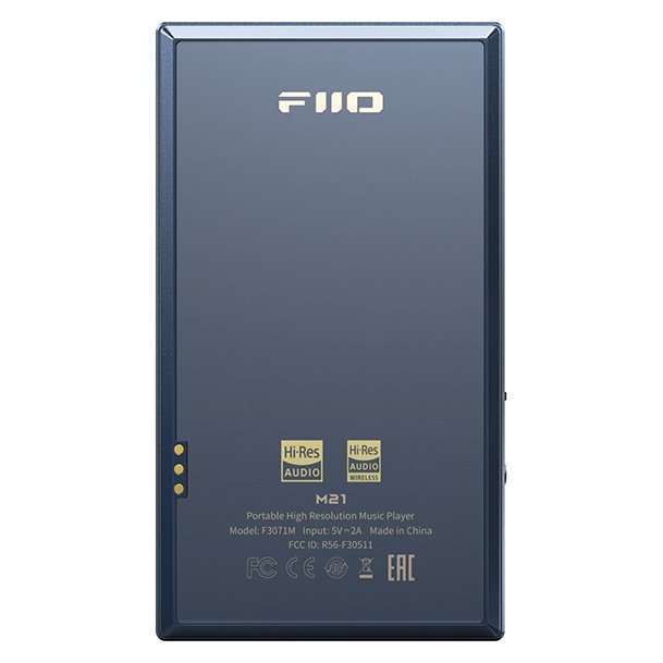 FiiO M21 Digital Audio Player Black - Rear View