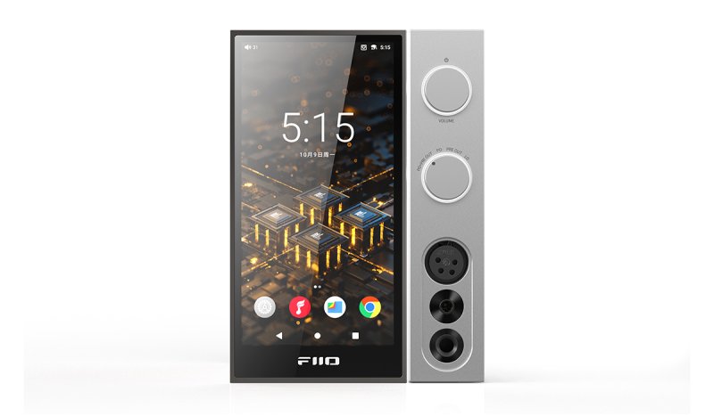 FiiO R9 Desktop Media Player - Titanium - Front