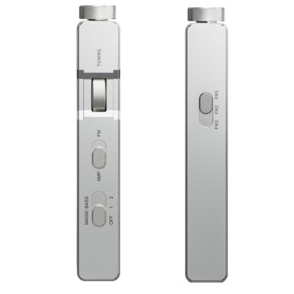 FiiO RR11 Silver - Side panels showing controls