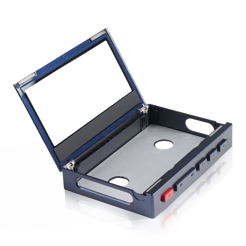 FiiO SK-M21C Blue - Case Open Showing Interior