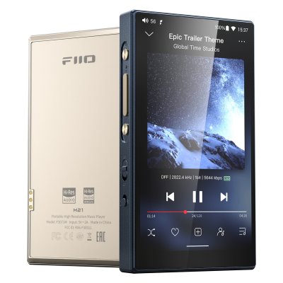 Cassette Style Case for the FiiO M21 - Titanium