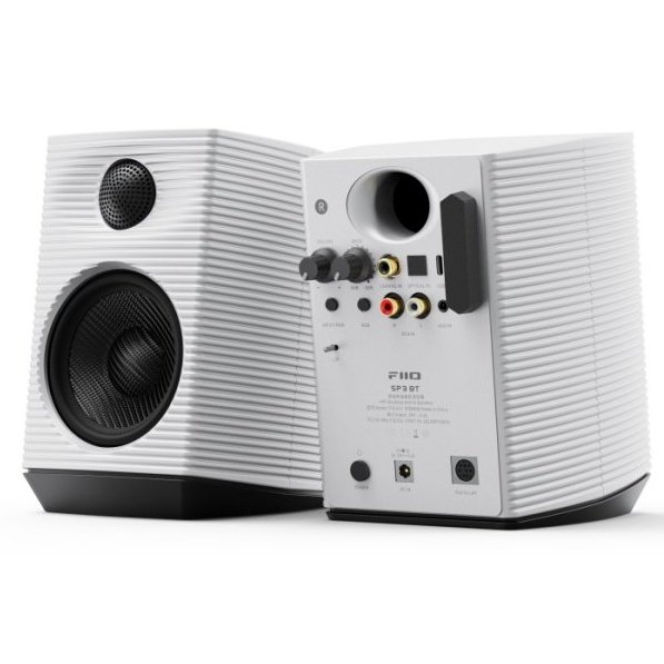 FiiO SP3 BT Active Desktop Speakers White (Pair)