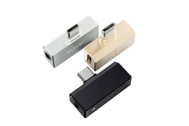 FiiO SNOWSKY Tiny A -- available in Silver, Gold, and Black colour options