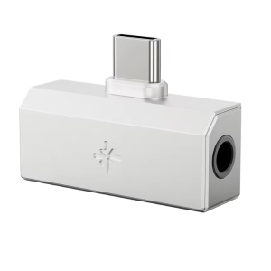 FiiO Tiny B 3.5+4.4mm DAC and Headphone Amplifier Dongle - Silver