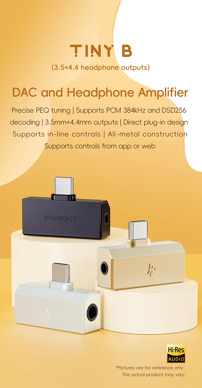 FiiO Tiny B - Tiny B model with 3.5mm and 4.4mm outputs