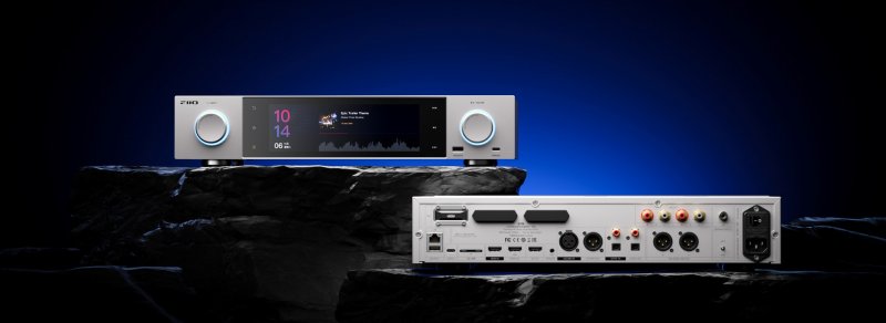 FiiO S15 Silver - Front and Rear
