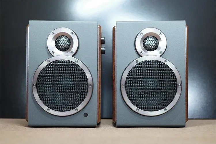 FiiO SA1 Desktop Active Speaker - front face both units