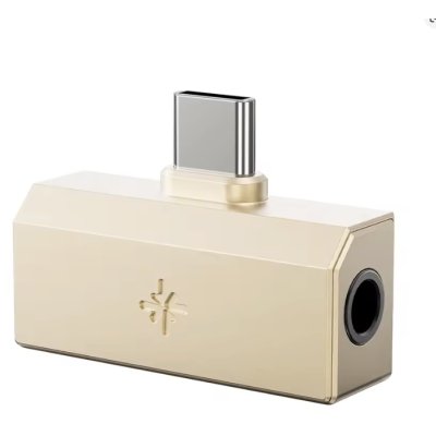 FiiO Tiny A USB-C DAC and Headphone Amplifier Dongle with Simultaneous Charging - Gold