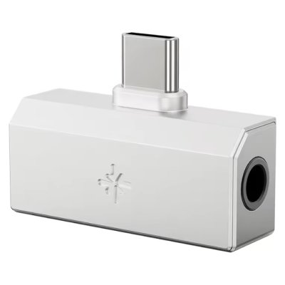 FiiO Tiny A USB-C DAC and Headphone Amplifier Dongle with Simultaneous Charging - Silver