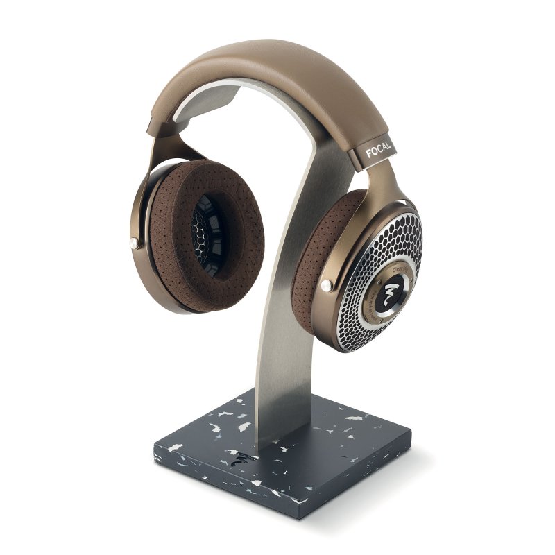 Focal Headphone Stand with headphones