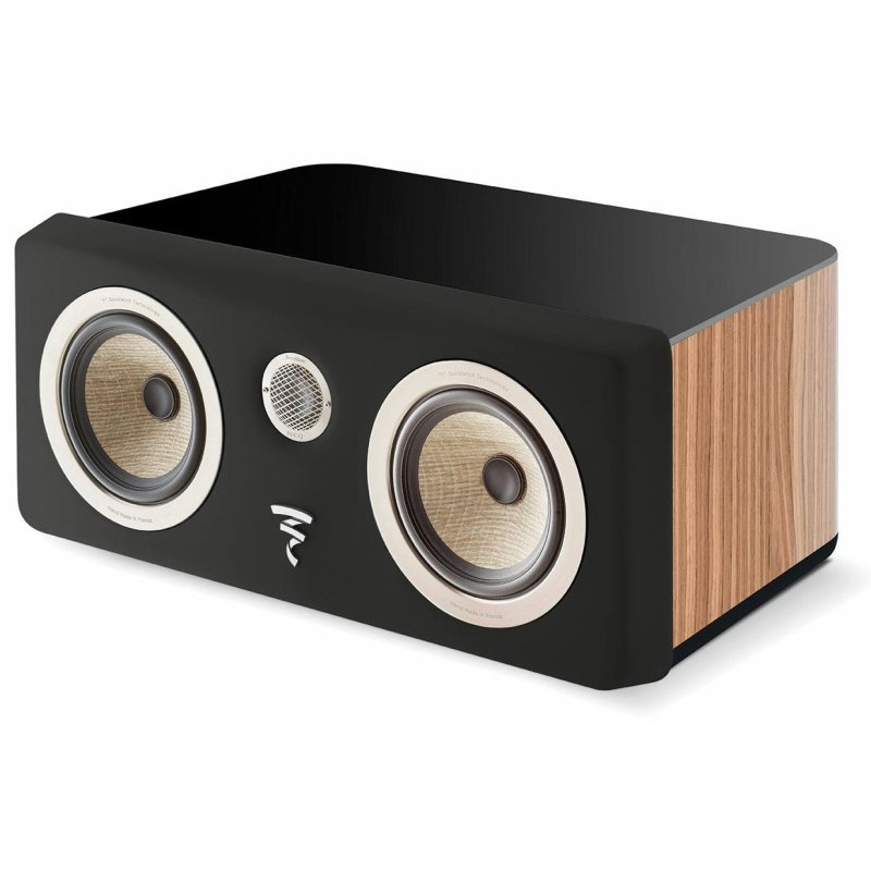 Focal Kanta Centre Speaker Walnut Black Baffle angle