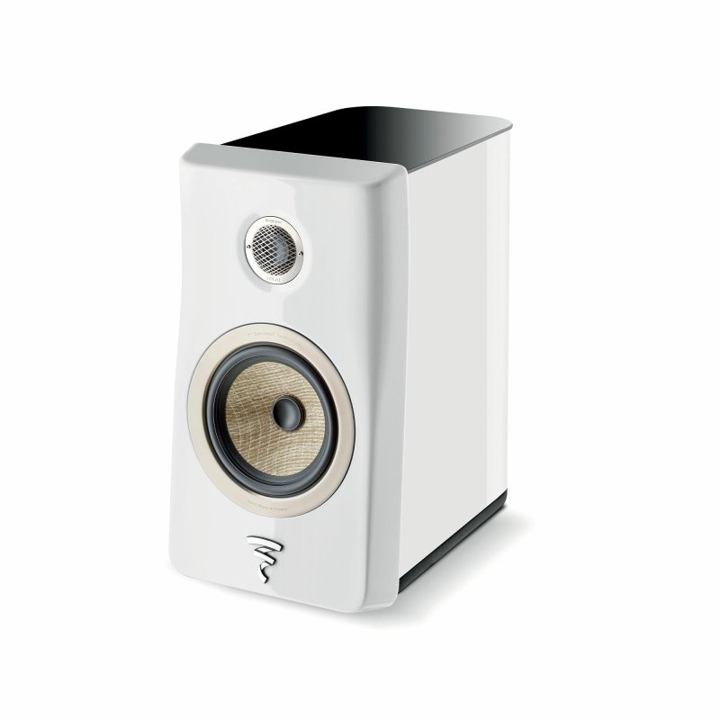 Focal Kanta No.1 White High Gloss speaker three-quarter view