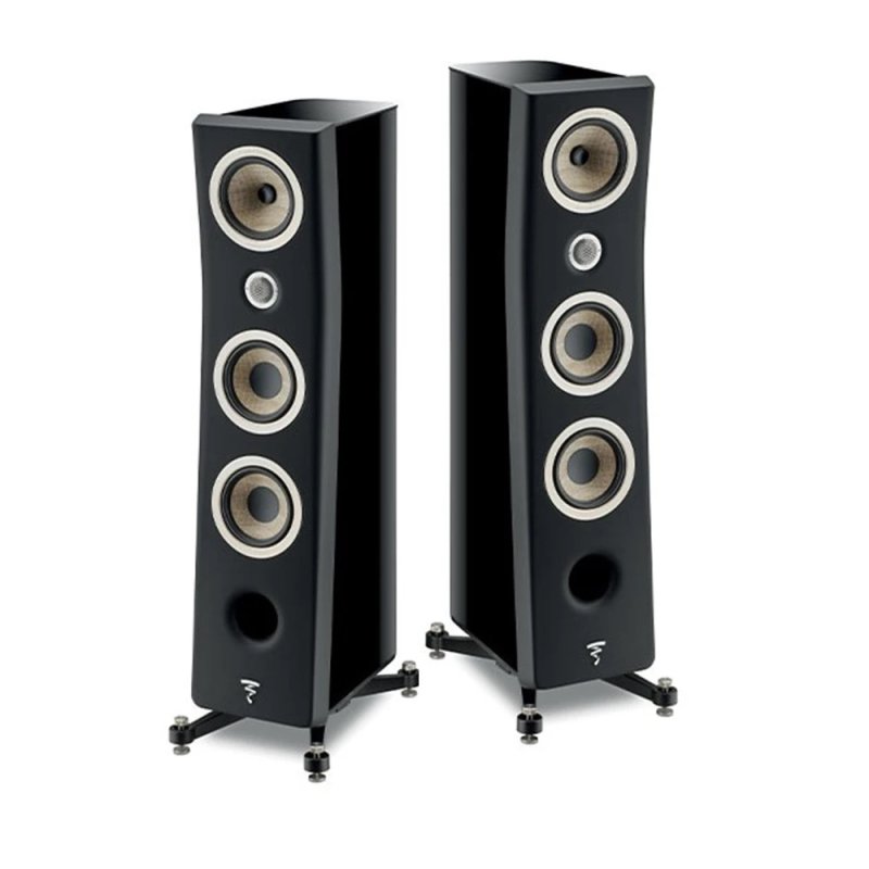 Focal Kanta N2 Black High Gloss angled pair