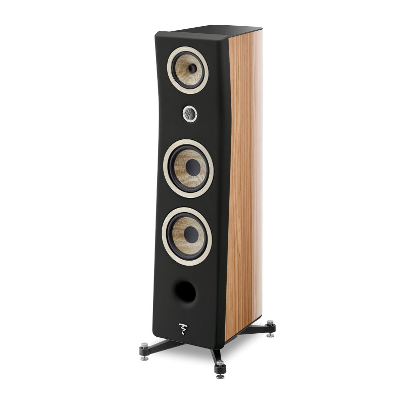 Focal Kanta N3 Walnut Black Baffle angled view