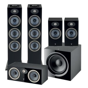Focal Theva 5.1 Home Cinema Speaker Package Black