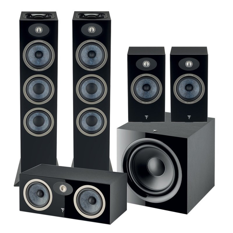 Focal Theva 5.1 Home Cinema Speaker Package Black