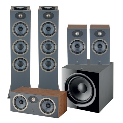 Focal Theva 5.1 Home Cinema Package Dark Wood