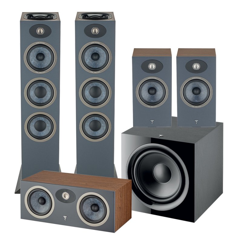 Focal Theva 5.1 Home Cinema Package Dark Wood