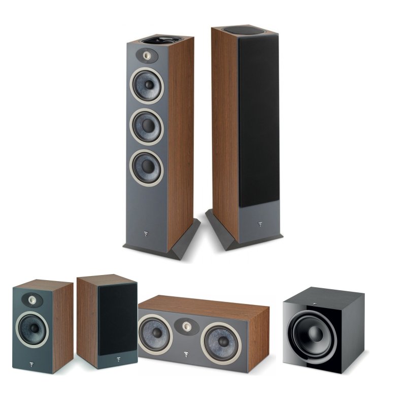 Focal Theva 5.1.2 Home Cinema Package Dark Wood