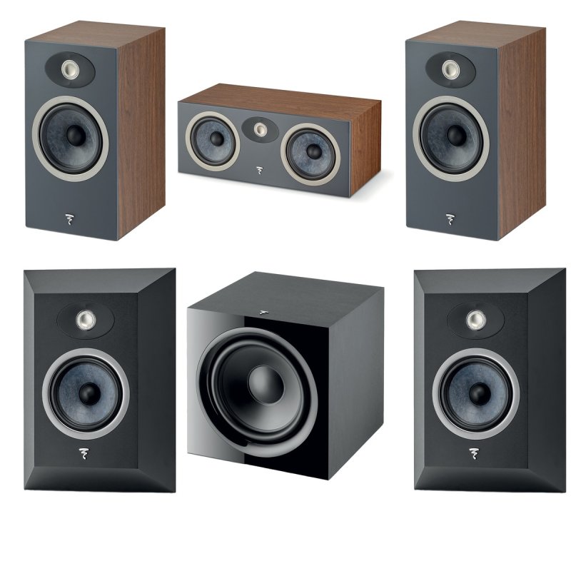 Focal Theva 5.1 Compact Home Cinema Package Dark Wood