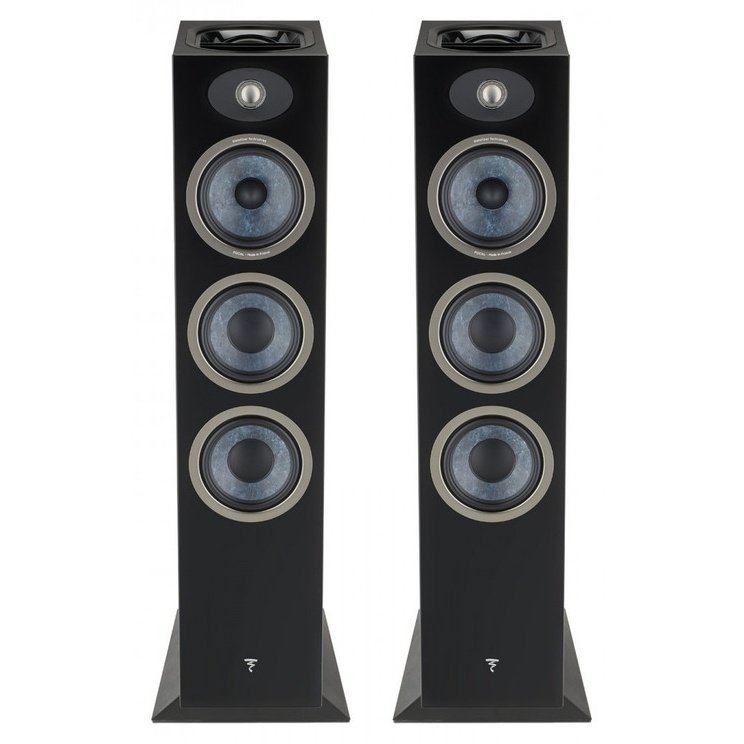 Focal Theva N3-D Atmos Floorstanding Speakers Black Pair