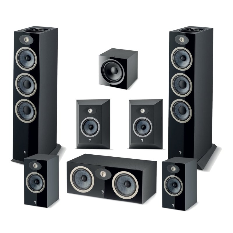 Focal Theva 7.1.2 Home Cinema Speaker Package Black