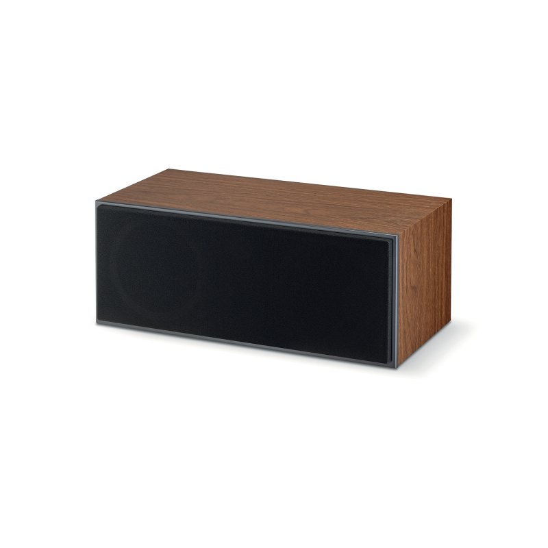 Focal Theva Centre Speaker Dark Wood with grille fitted