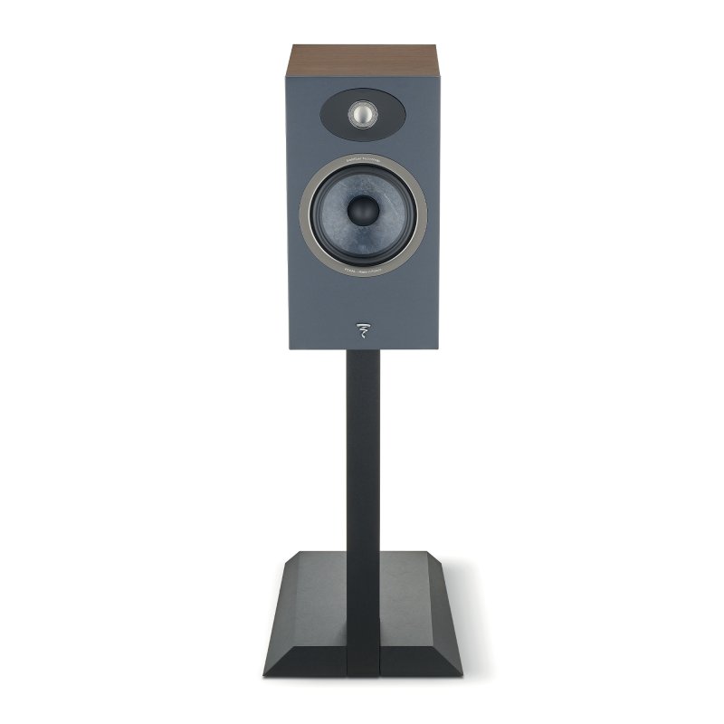 Focal Theva N1 dark wood on dedicated stand