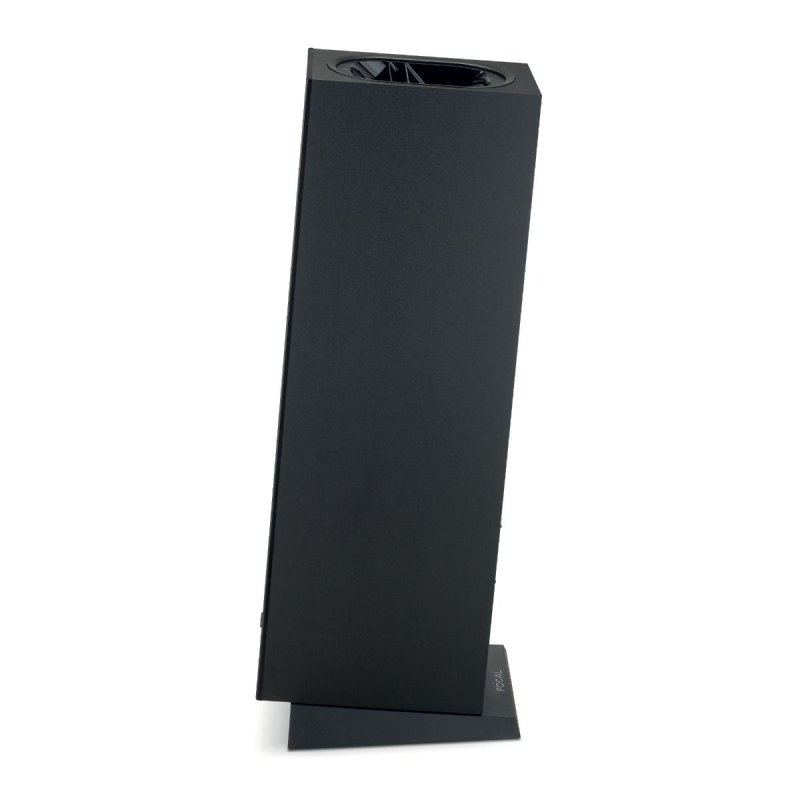 Focal Theva N3-D Speaker Black - Side Profile showing Atmos driver