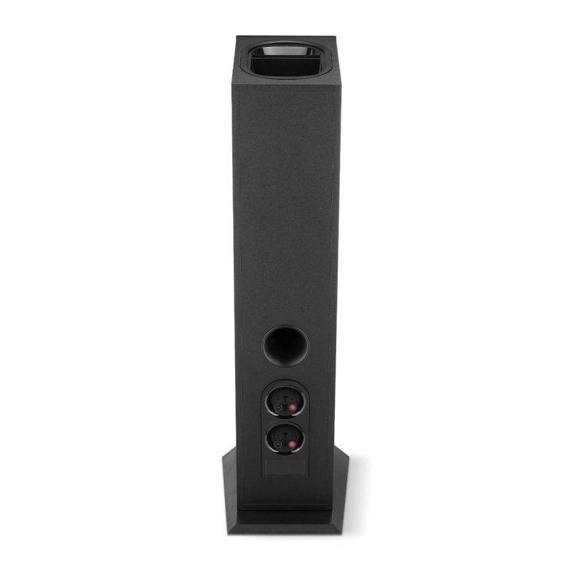 Focal Theva N3-D Speaker Black - Rear showing binding posts and port