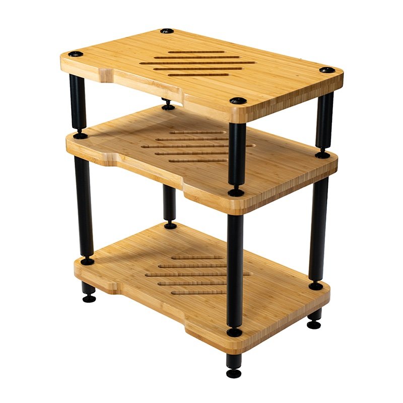 Forged Audio APEX three-tier rack including the APEX-200 module